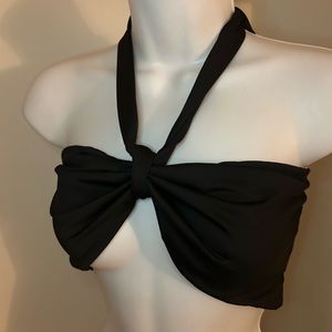Black night out crop top